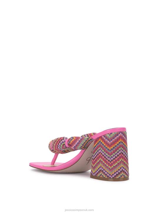 Olimpio Heeled Sandal in Blush ComboJessica Simpson 6JRJ293