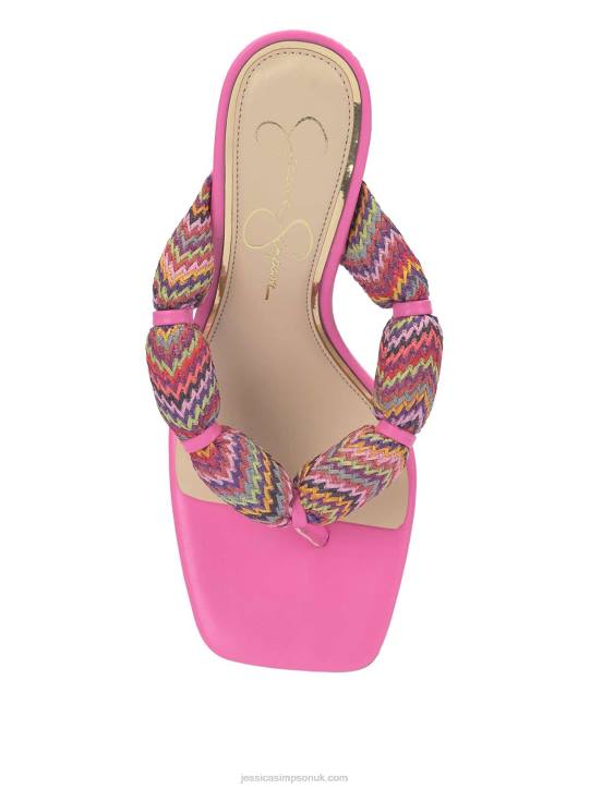 Olimpio Heeled Sandal in Blush ComboJessica Simpson 6JRJ293