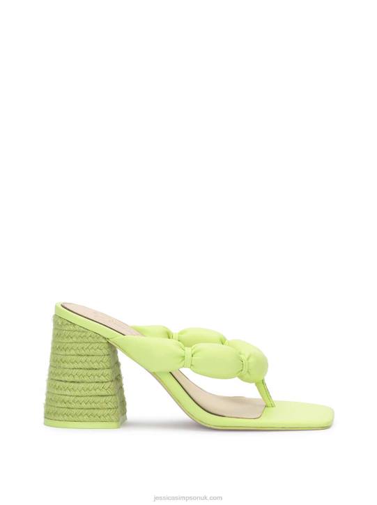 Olimpio Heeled Sandal in Daquiri GreenJessica Simpson 6JRJ291
