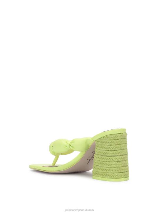 Olimpio Heeled Sandal in Daquiri GreenJessica Simpson 6JRJ291