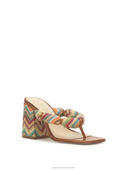 Olimpio Heeled Sandal in Rainbow MultiJessica Simpson 6JRJ281