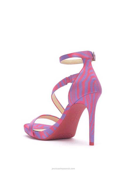 Rayli High Heel Sandal in Pink ZebraJessica Simpson 6JRJ316