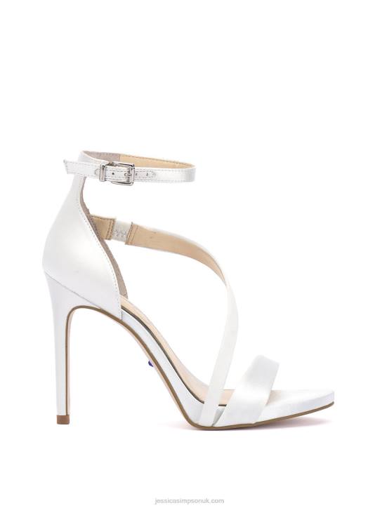 Rayli High Heel Sandal in WhiteJessica Simpson 6JRJ83