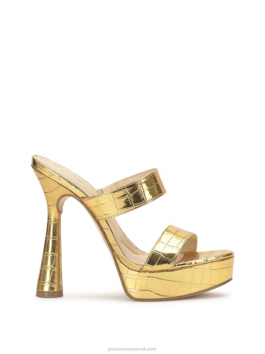 Sempira Platform Heel in GoldJessica Simpson 6JRJ314 Sempira Platform Heel in GoldJessica Simpson 6JRJ314