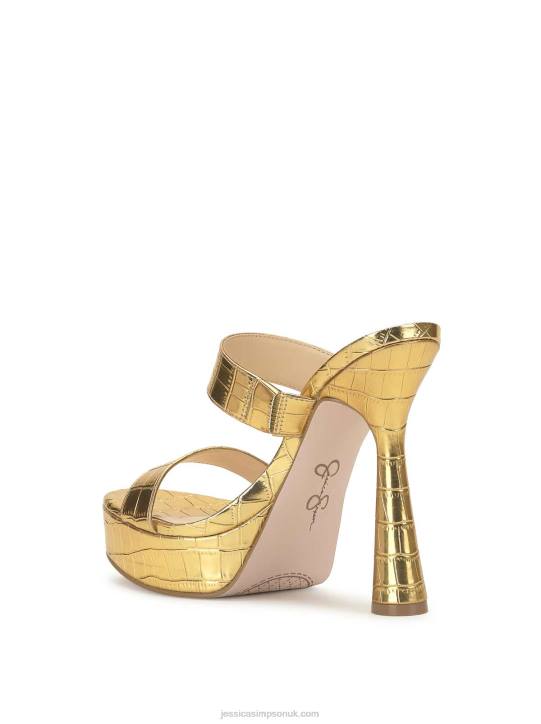 Sempira Platform Heel in GoldJessica Simpson 6JRJ314