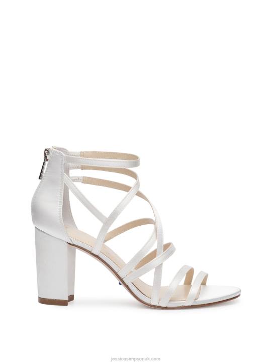 Stassey Sandal in WhiteJessica Simpson 6JRJ92