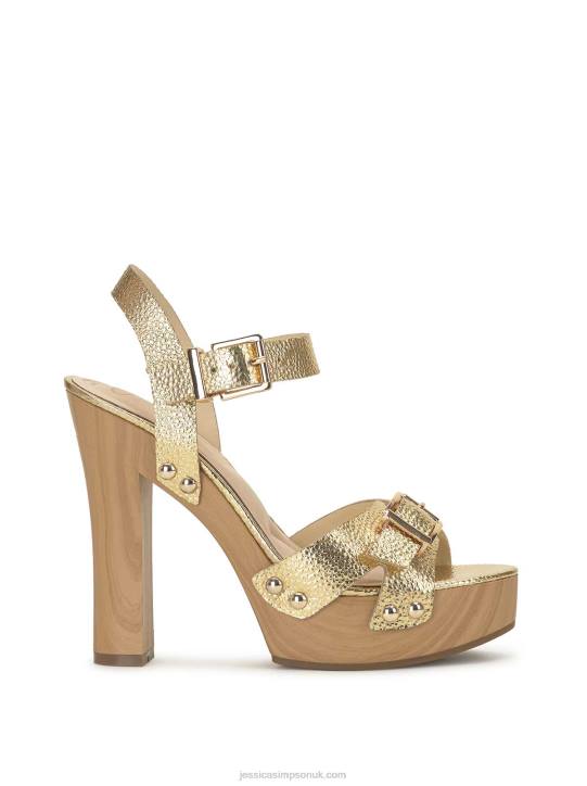 Therisa High Heel Sandal in GoldJessica Simpson 6JRJ152