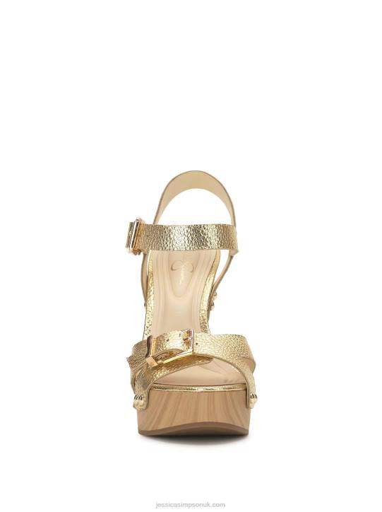 Therisa High Heel Sandal in GoldJessica Simpson 6JRJ152