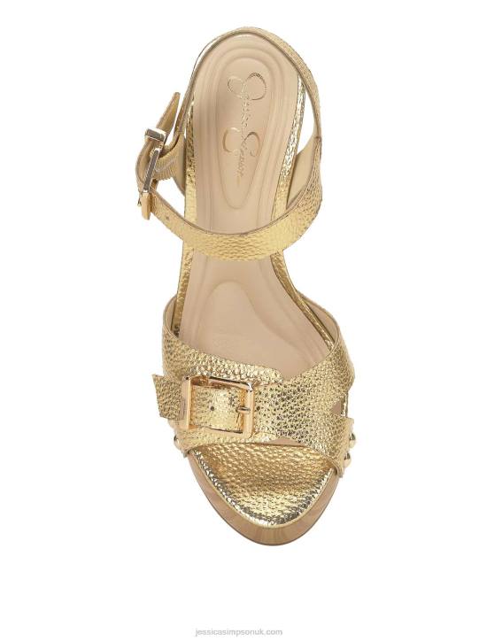 Therisa High Heel Sandal in GoldJessica Simpson 6JRJ152
