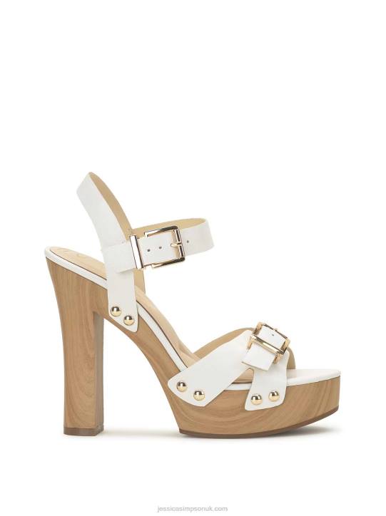Therisa High Heel Sandal in WhiteJessica Simpson 6JRJ155