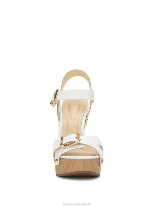 Therisa High Heel Sandal in WhiteJessica Simpson 6JRJ155