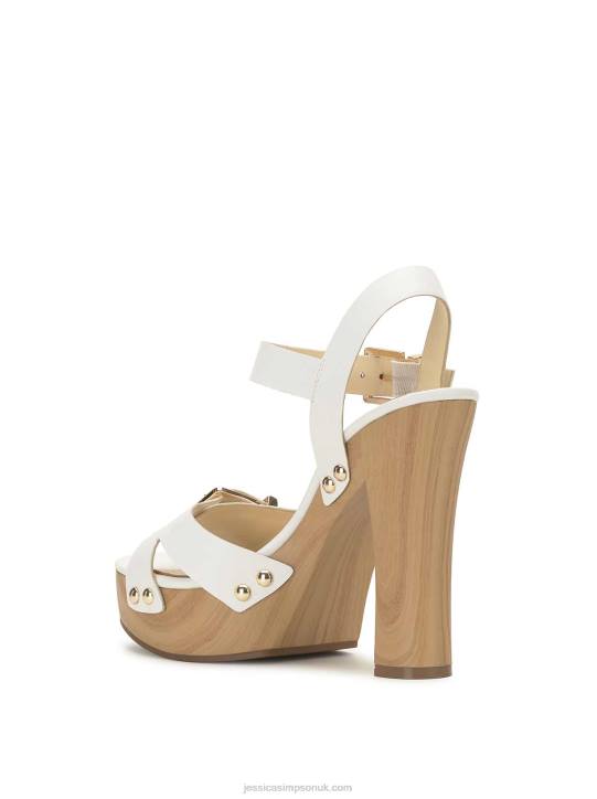 Therisa High Heel Sandal in WhiteJessica Simpson 6JRJ155