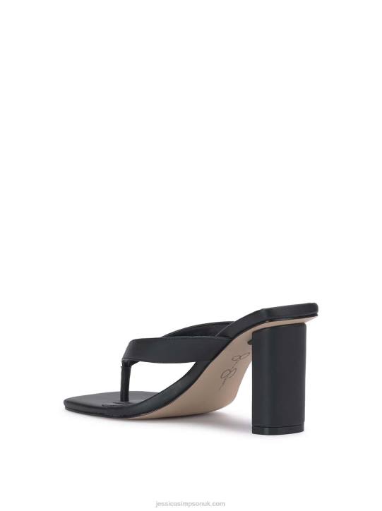 Arlon Heeled Slide in BlackJessica Simpson 6JRJ311