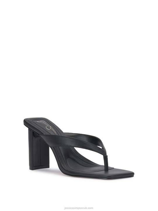 Arlon Heeled Slide in BlackJessica Simpson 6JRJ311