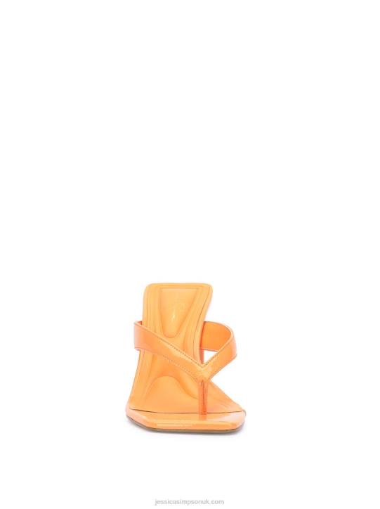 Arlon Heeled Slide in Mango SorbetJessica Simpson 6JRJ308