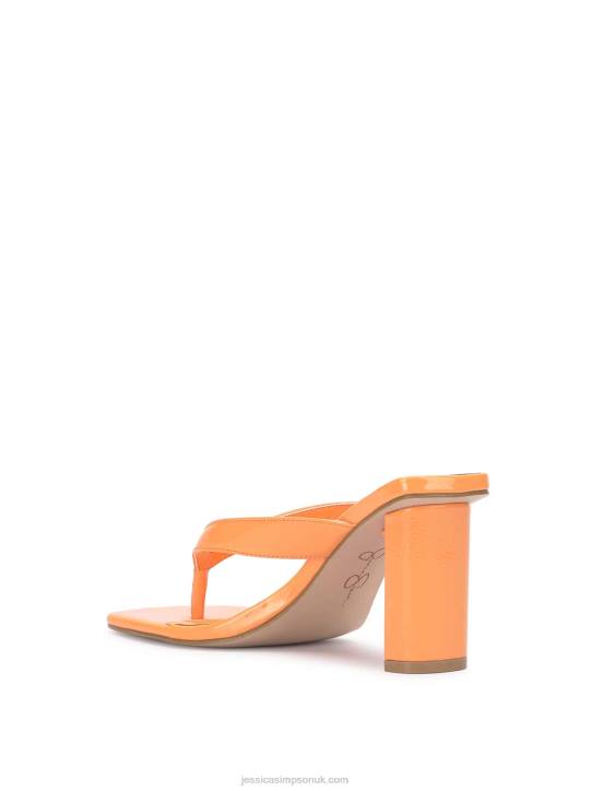 Arlon Heeled Slide in Mango SorbetJessica Simpson 6JRJ308