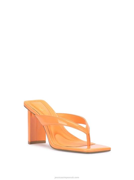 Arlon Heeled Slide in Mango SorbetJessica Simpson 6JRJ308