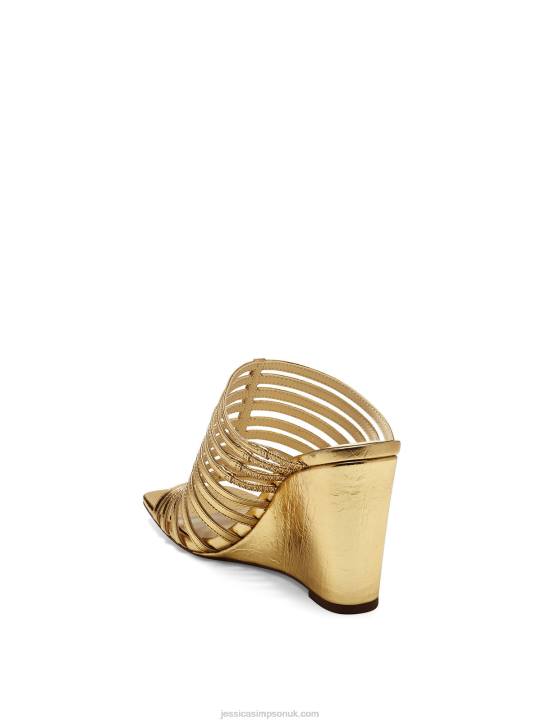 Arriya Wedge Slide in GoldJessica Simpson 6JRJ325