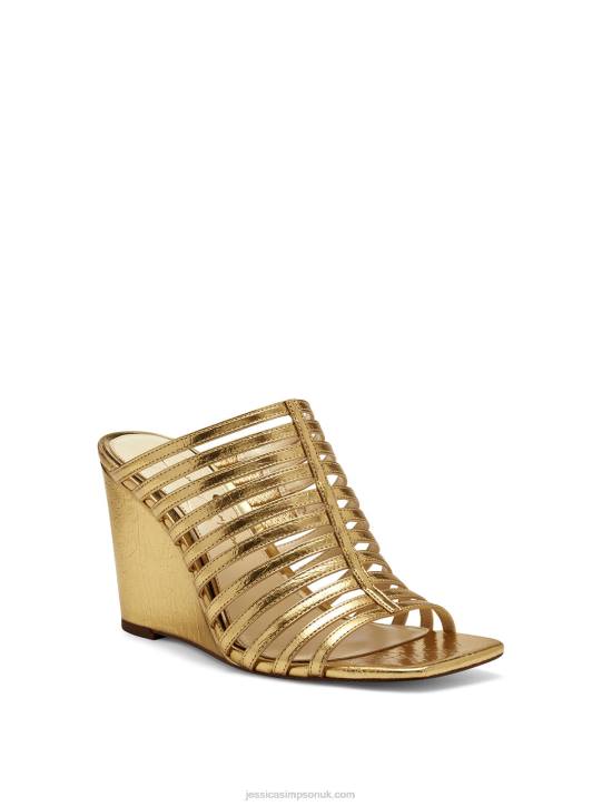 Arriya Wedge Slide in GoldJessica Simpson 6JRJ325