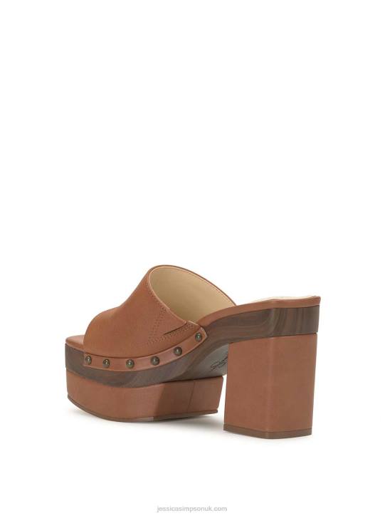 Charlete Platform Mule in CaramelJessica Simpson 6JRJ170