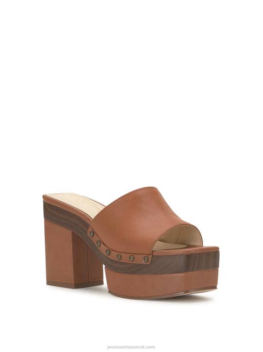 Charlete Platform Mule in CaramelJessica Simpson 6JRJ170
