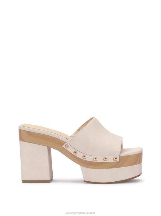 Charlete Platform Mule in ChalkJessica Simpson 6JRJ171