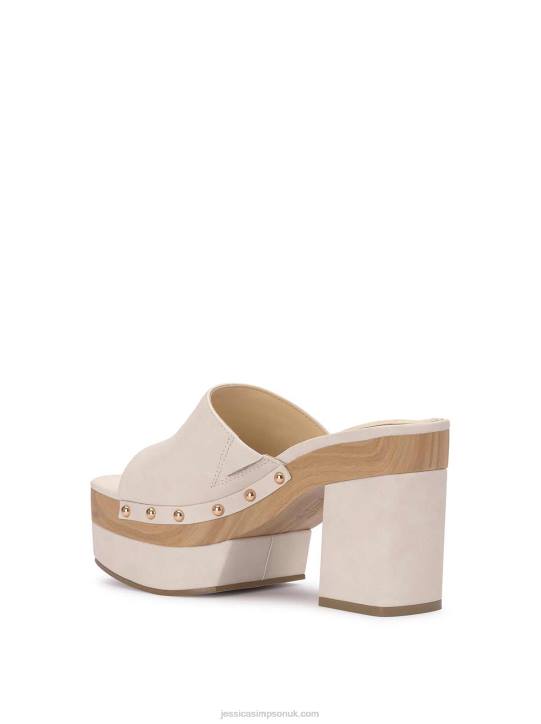 Charlete Platform Mule in ChalkJessica Simpson 6JRJ171