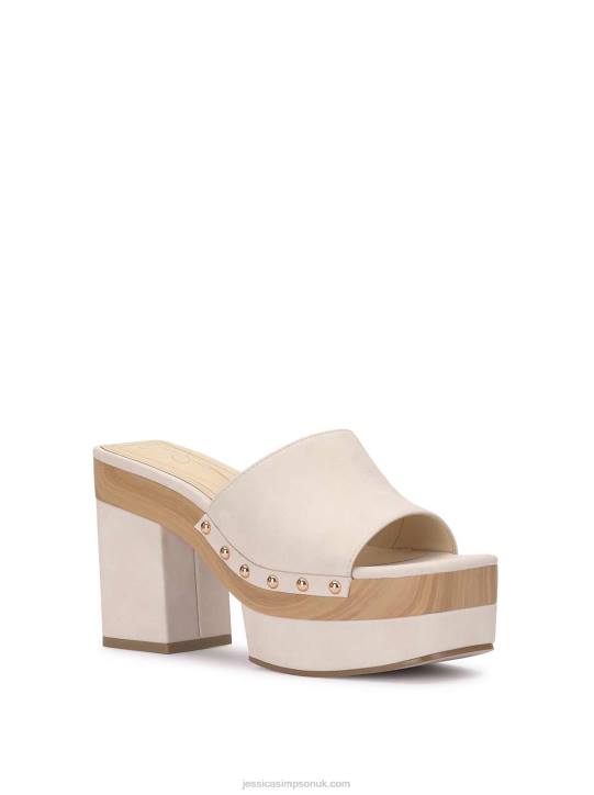 Charlete Platform Mule in ChalkJessica Simpson 6JRJ171