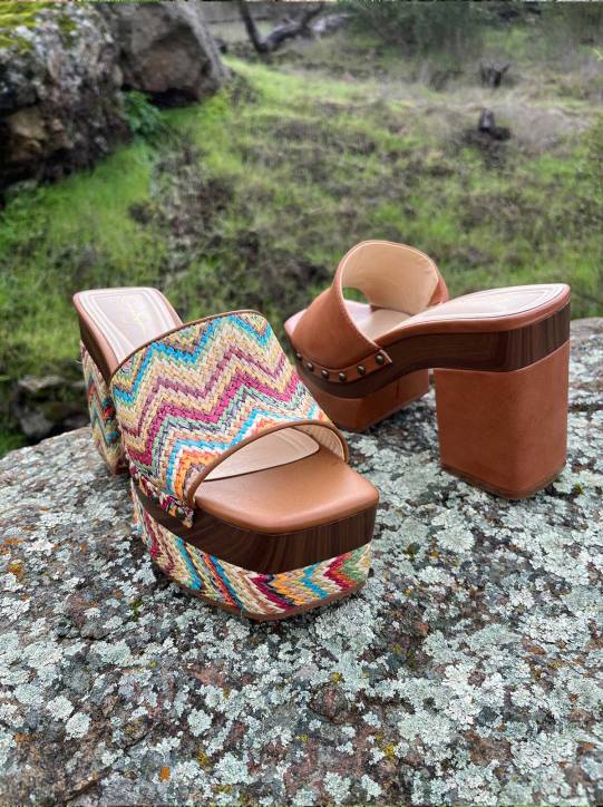 Charlete Platform Mule in MultiJessica Simpson 6JRJ140