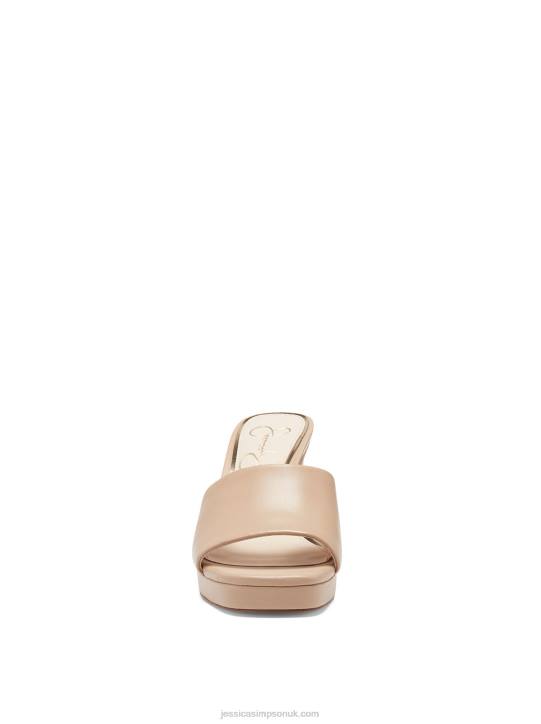 Elyzza High Heel Slide in BuffJessica Simpson 6JRJ230