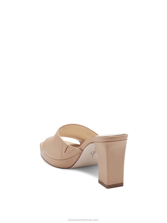 Elyzza High Heel Slide in BuffJessica Simpson 6JRJ230