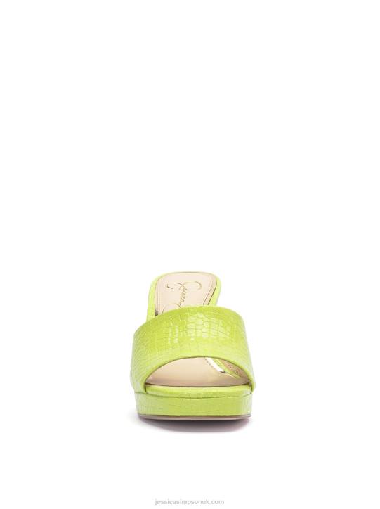 Elyzza High Heel Slide in LimeJessica Simpson 6JRJ196