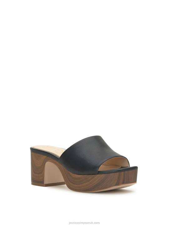 Kalyani Platform Slide in BlackJessica Simpson 6JRJ162