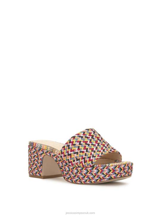 Kalyani Platform Slide in Multi WovenJessica Simpson 6JRJ4
