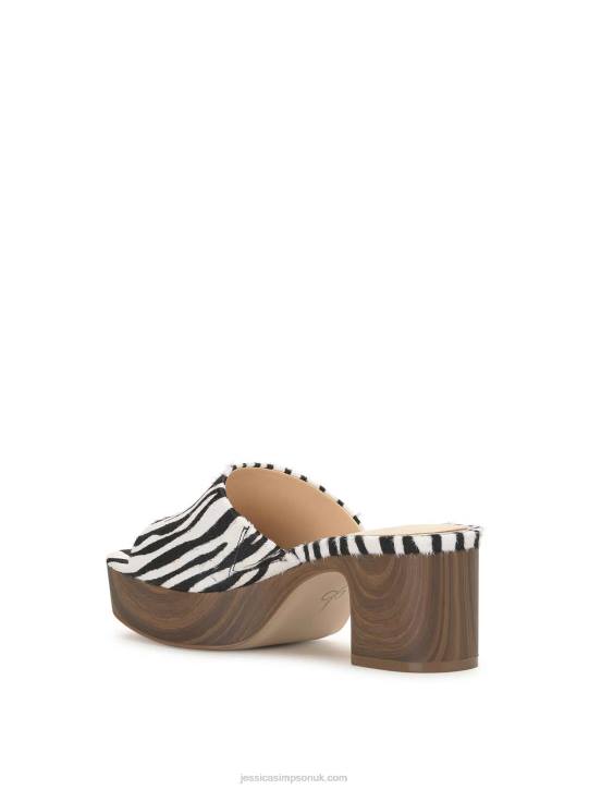 Kalyani Platform Slide in ZebraJessica Simpson 6JRJ163