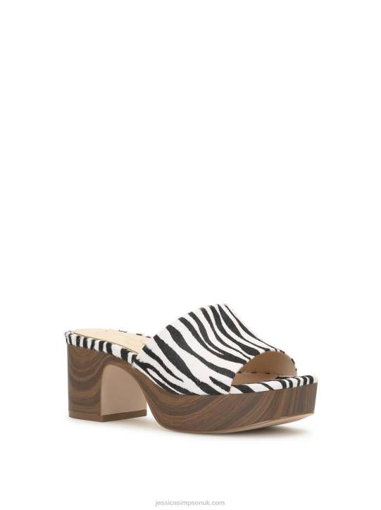 Kalyani Platform Slide in ZebraJessica Simpson 6JRJ163