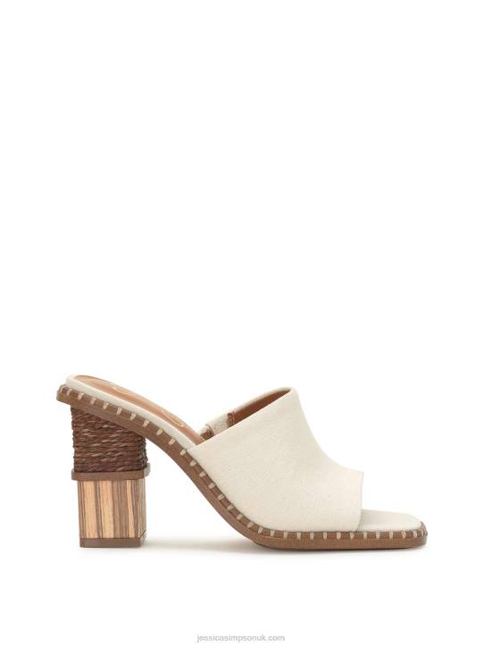 Lendrila High Heel Mule in NaturalJessica Simpson 6JRJ287