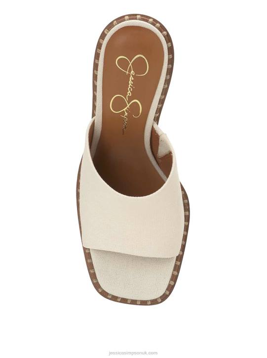 Lendrila High Heel Mule in NaturalJessica Simpson 6JRJ287
