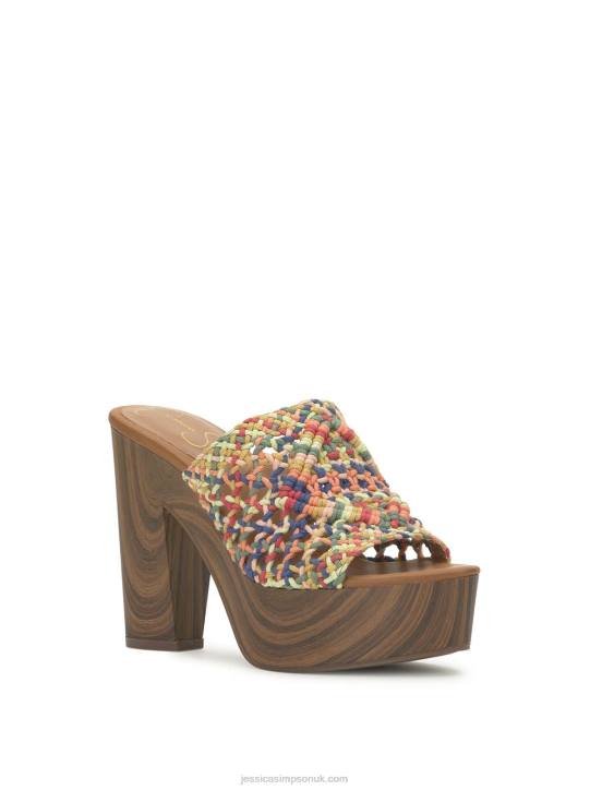 Shelbie Platform Slide in MultiJessica Simpson 6JRJ157