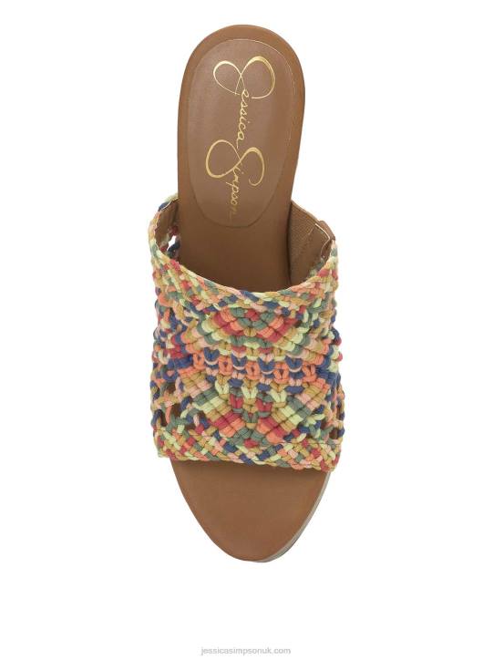 Shelbie Platform Slide in MultiJessica Simpson 6JRJ157