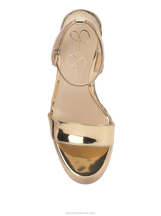 Charae Platform Wedge in GoldJessica Simpson 6JRJ9