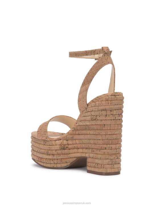 Charae Platform Wedge in NaturalJessica Simpson 6JRJ1