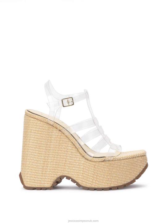 Divinia Platform Wedge in NaturalJessica Simpson 6JRJ26