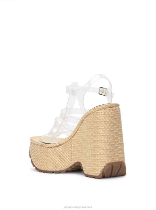 Divinia Platform Wedge in NaturalJessica Simpson 6JRJ26
