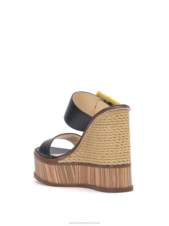 Hendrya Wedge in BlackJessica Simpson 6JRJ25