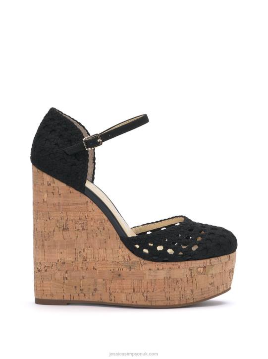 Marshela Wedge in BlackJessica Simpson 6JRJ187