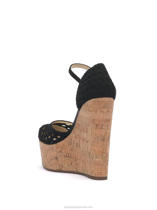 Marshela Wedge in BlackJessica Simpson 6JRJ187