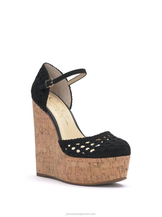 Marshela Wedge in BlackJessica Simpson 6JRJ187