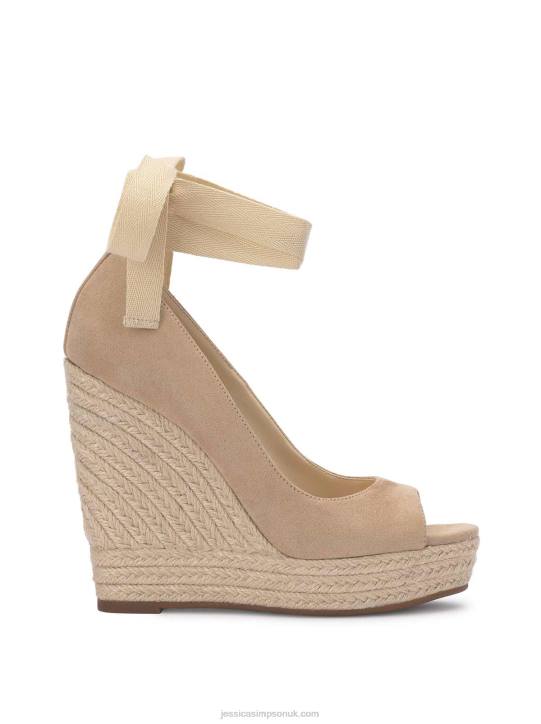 Zavida Espadrille Wedge in AlmondJessica Simpson 6JRJ15