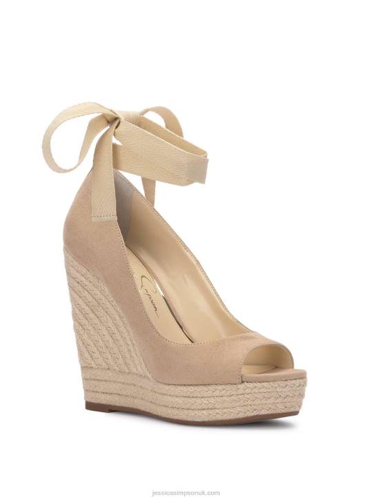 Zavida Espadrille Wedge in AlmondJessica Simpson 6JRJ15